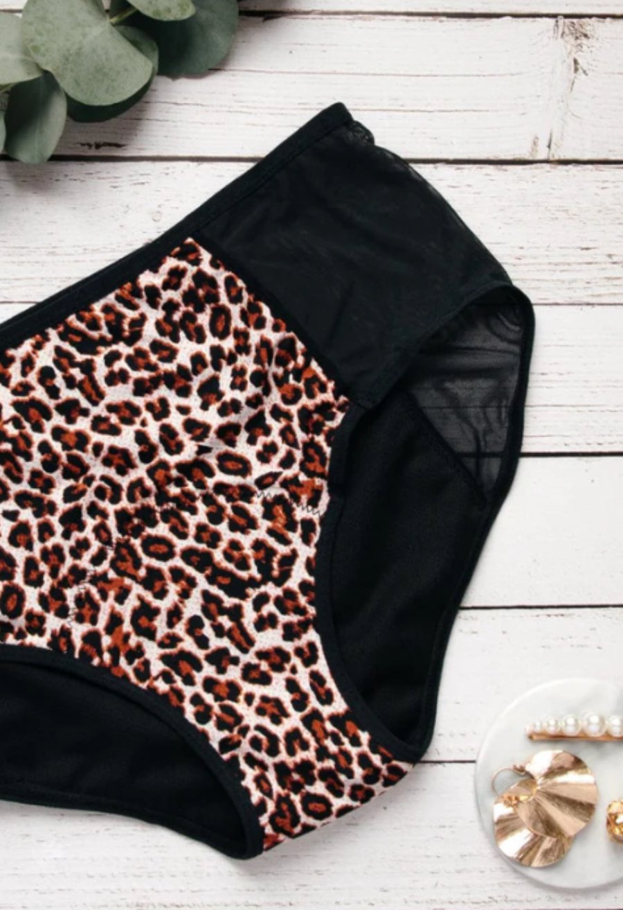 Hi - Waist Animal Period Underwear - Fanzy Pantz