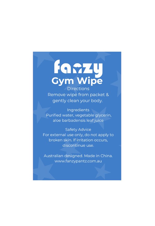 Body Gym Wet Wipes - Fanzy Pantz