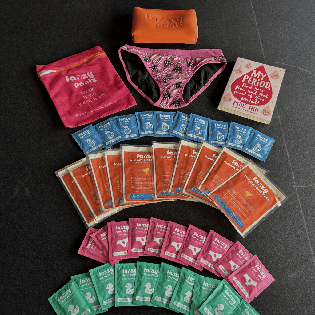 Ultimate First Period Kit | All-in-One Pack 8-14 | Fanzy Pantz
