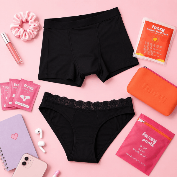 Heavy Flow Period Kit | Overnight Period Pack - Fanzy Pantz