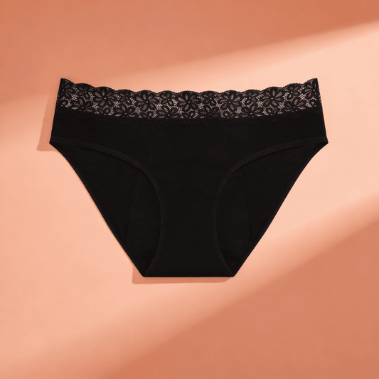 Lace Cotton Period Underwear - Fanzy Pantz