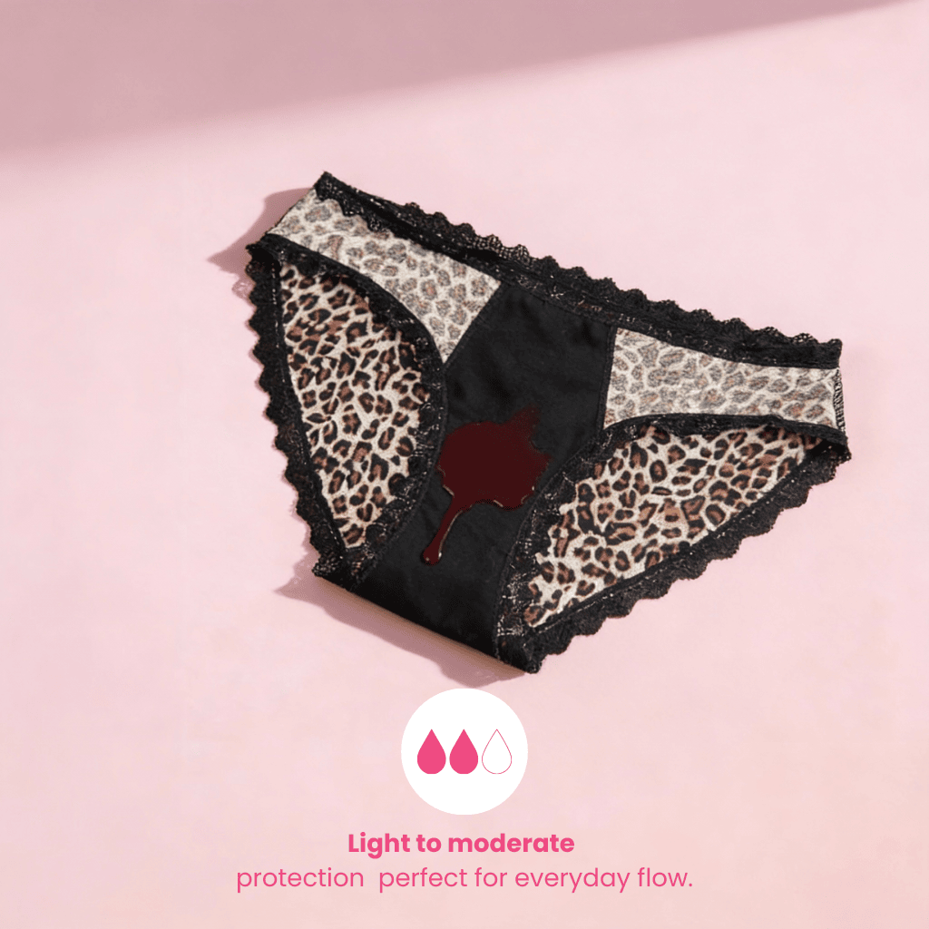Leopard Leak Proof Underwear - Fanzy Pantz