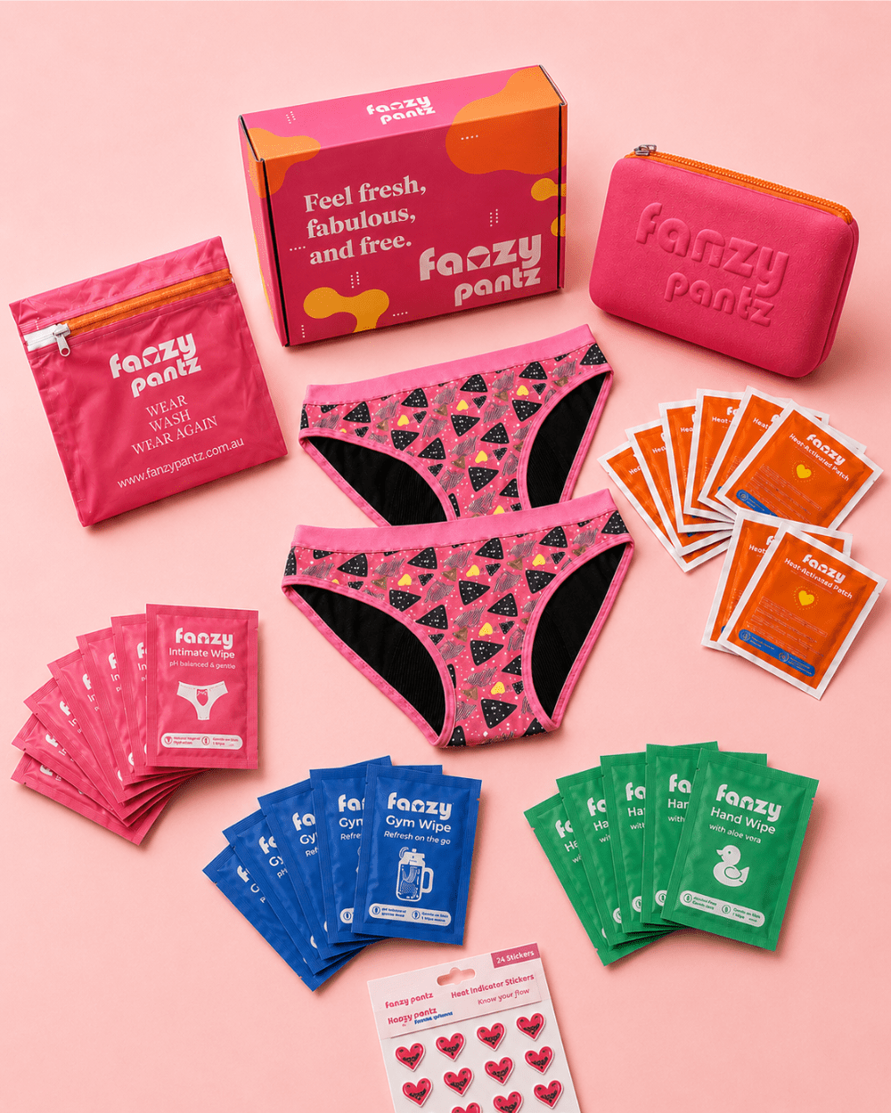 Ultimate First Period Kit | All-in-One Starter Pack Y:8-14 - Fanzy Pantz
